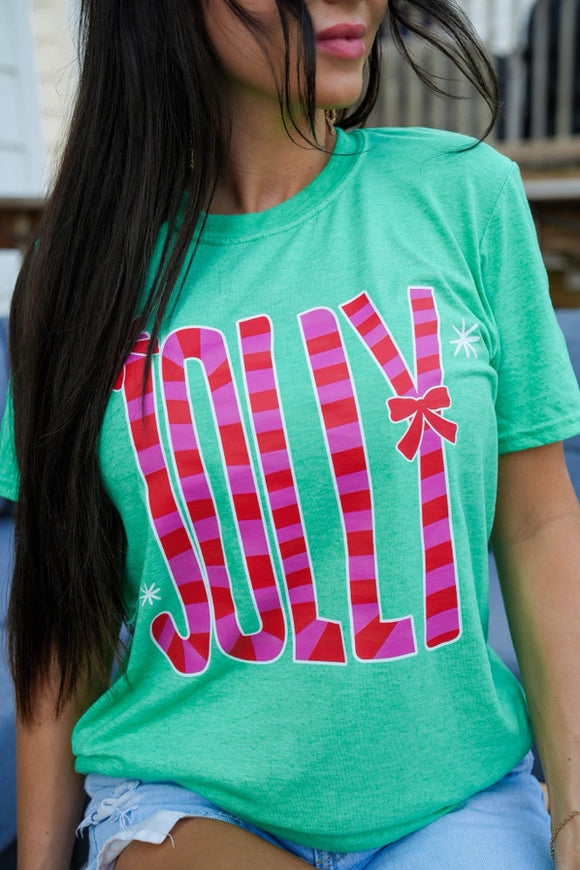 Bold & Bright Jolly Tee | Green