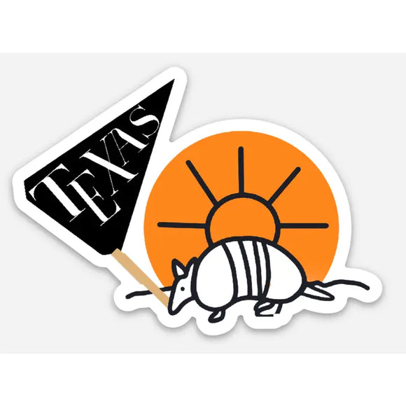 Texas Armadillo | Sticker