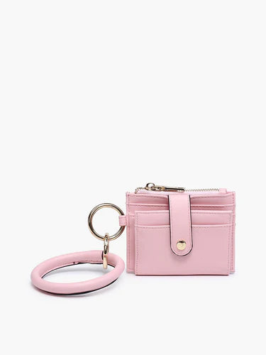 Sammie Mini Snap Wallet w/ Ring | Pink