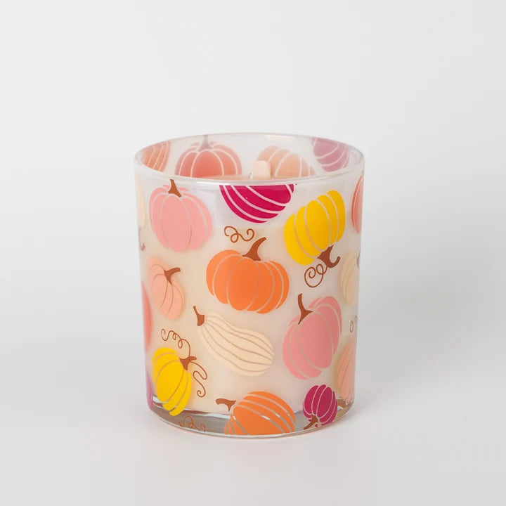 Sweet Grace Pumpkin Decal Candle