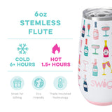 Swig Stemless Flute 6oz. | Pop Fizz