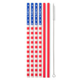 Stars & Stripes | Reusable Tall Straw Set | Swig