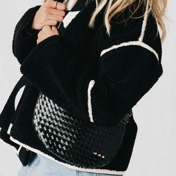 Westlyn Woven Bum Bag | Black