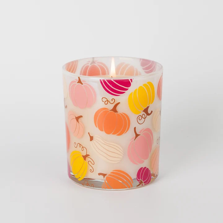 Sweet Grace Pumpkin Decal Candle