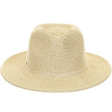 C.C Gold Shimmer Panama Hat | Natural