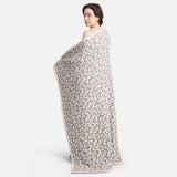 Comfy LUXE Leopard Blanket | Grey