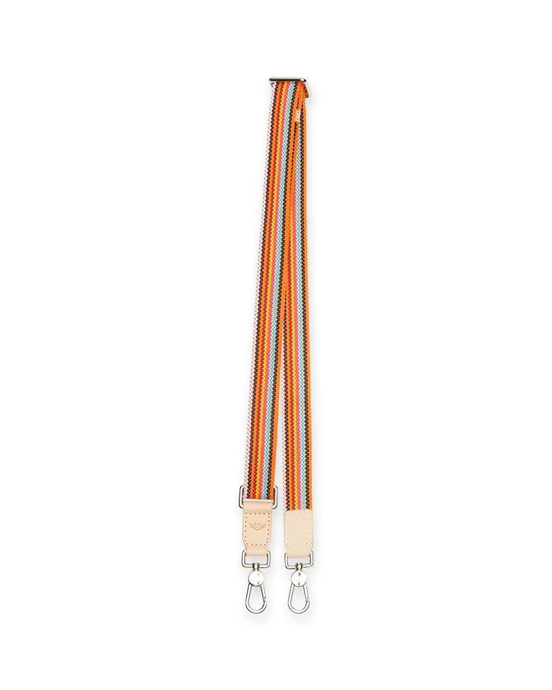 Consuela | Slim Crossbody Strap | 1" Orange Webbing