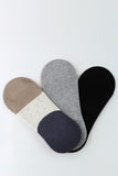 No Show Socks | Black, Grey, Brown Multi | Set of 3