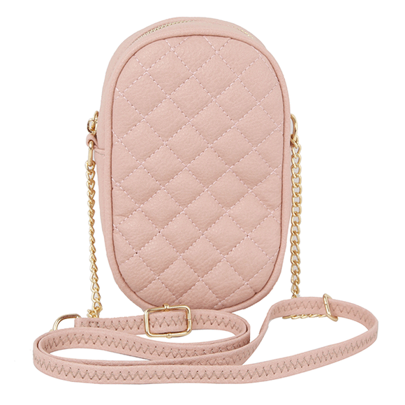 Quilted Phone Purse | Blush