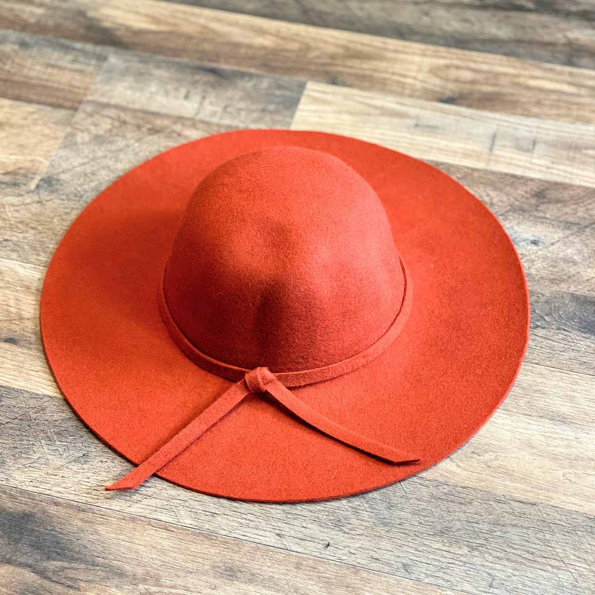 Wool Floppy Hat | Rust