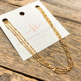 Gold Multi Strand Anklet