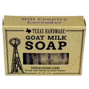 Hill Country Lavender Goat Milk Bar Soap | Fredericksburg Farms