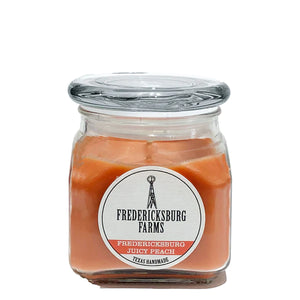 Fredericksburg Juicy Peach Candle 10oz | Fredericksburg Farms