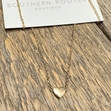 Petite Heart Necklace | Gold