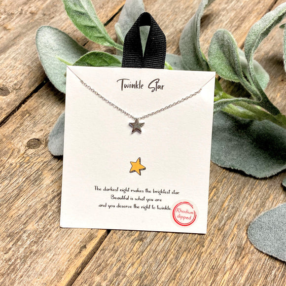 Twinkle Star | Inspirational Necklace