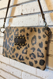 Upcycled Gypsy Bag | Beige Leopard