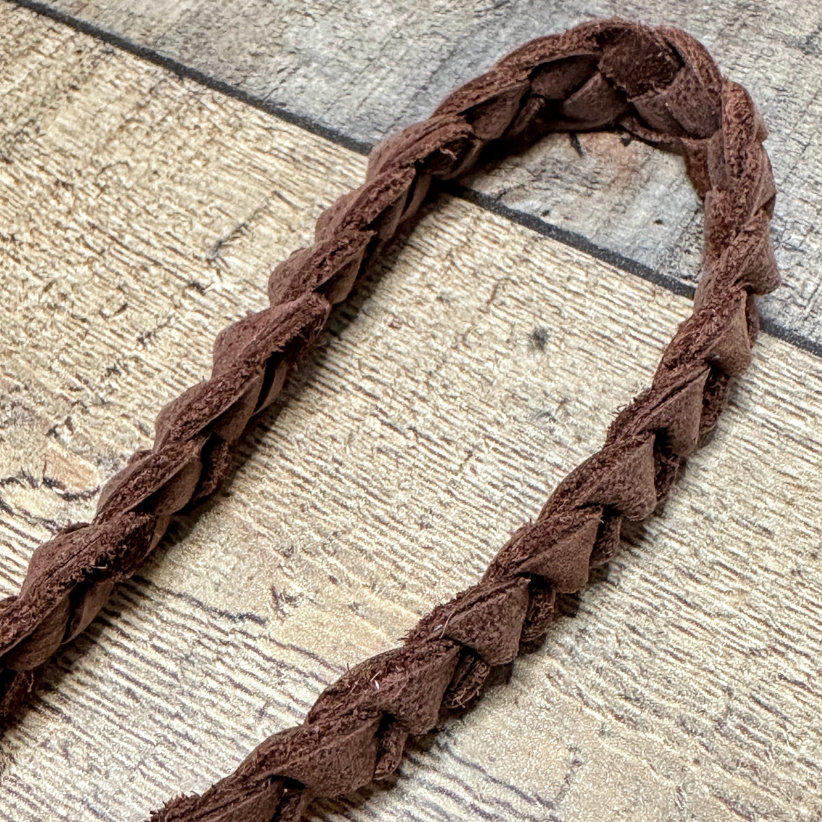 Leather Braided Hat Bands + Feather | Various Colors