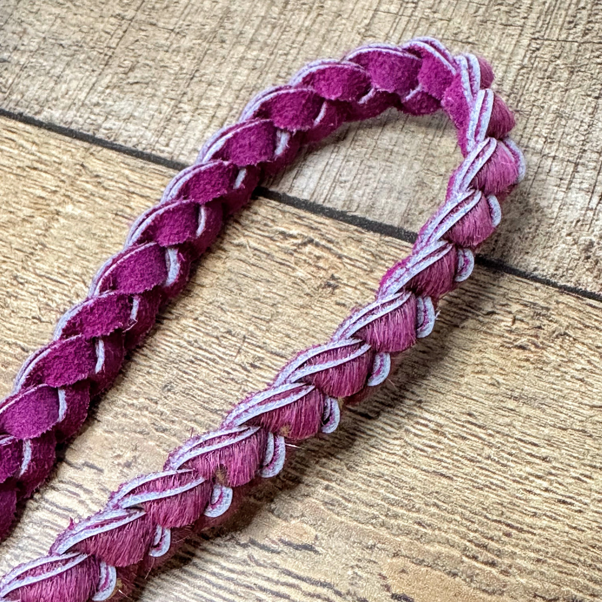 Leather Braided Hat Bands + Feather | Various Colors