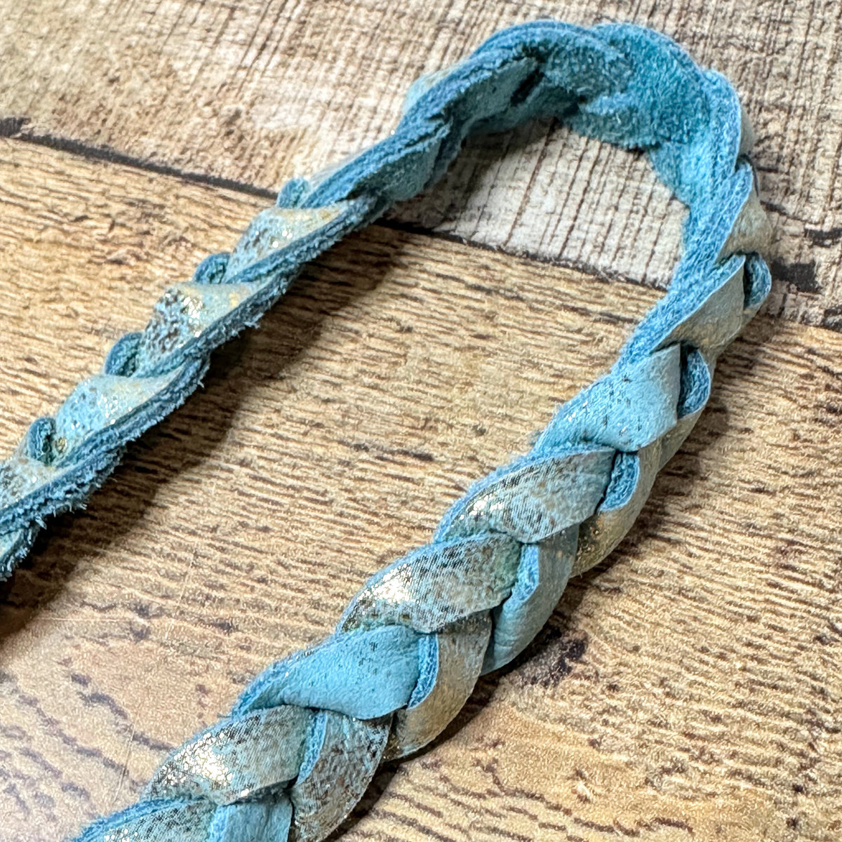 Leather Braided Hat Bands + Feather | Various Colors