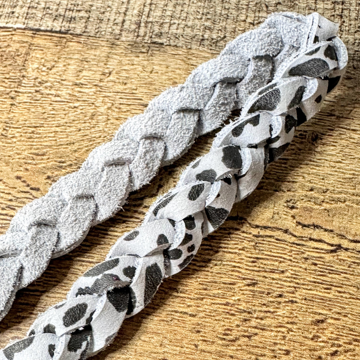 Leather Braided Hat Bands + Feather | Various Colors