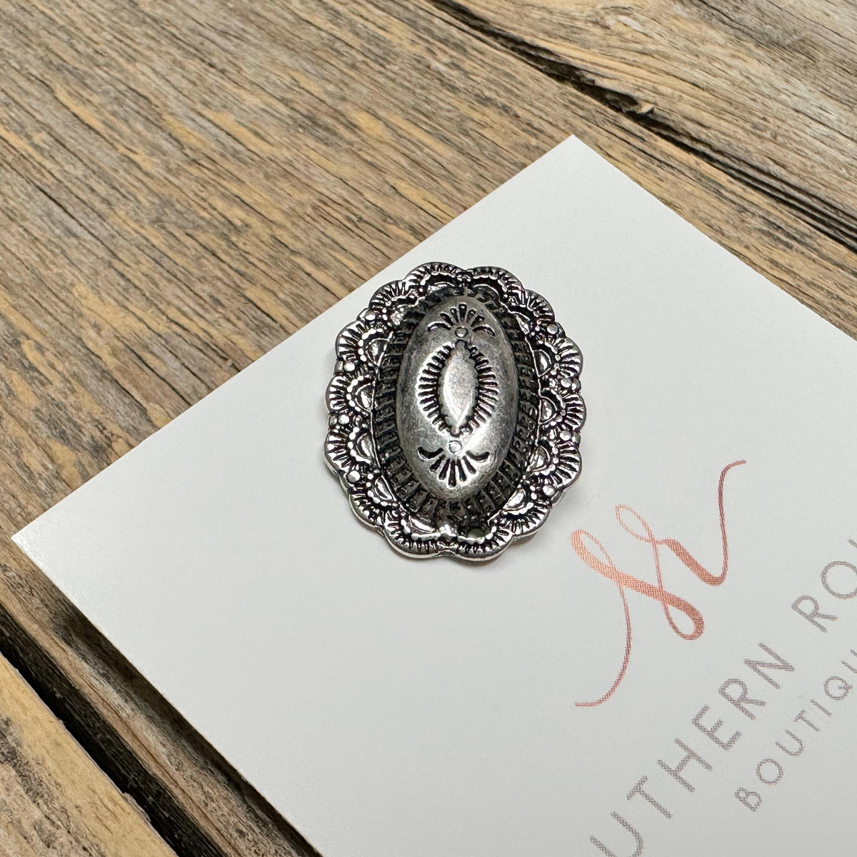 Worn Silver Hat Pin #01