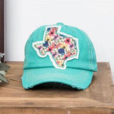 Vibrant Floral Texas Patch Cap