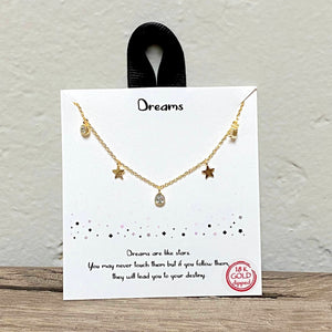 Dreams | Gold Inspirational Necklace
