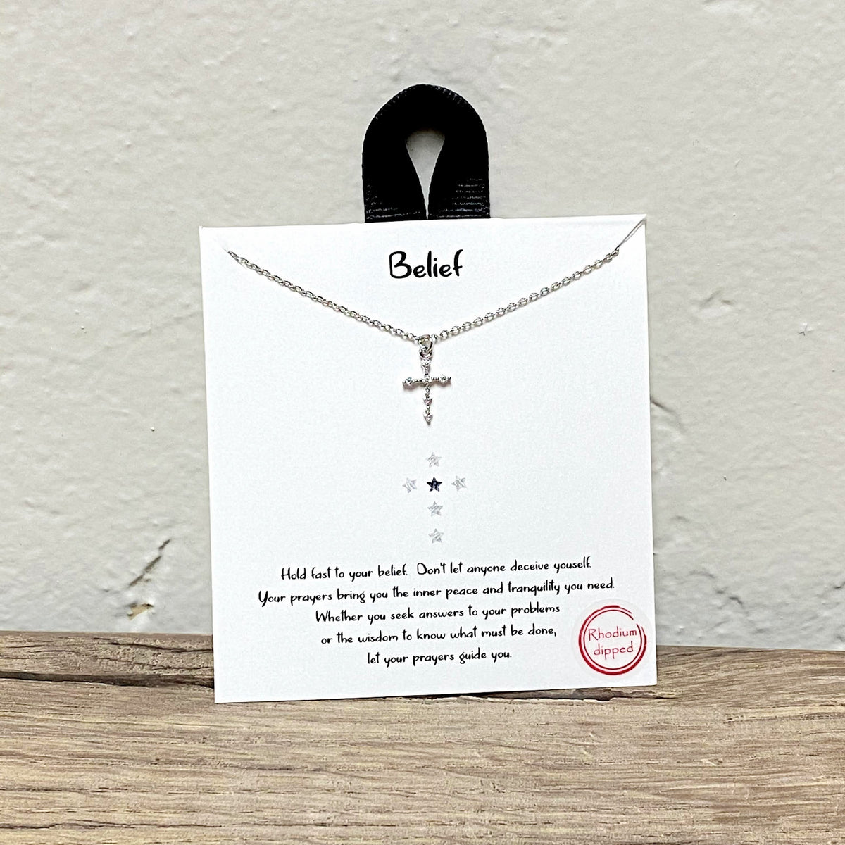 Belief | Silver Inspirational Necklace