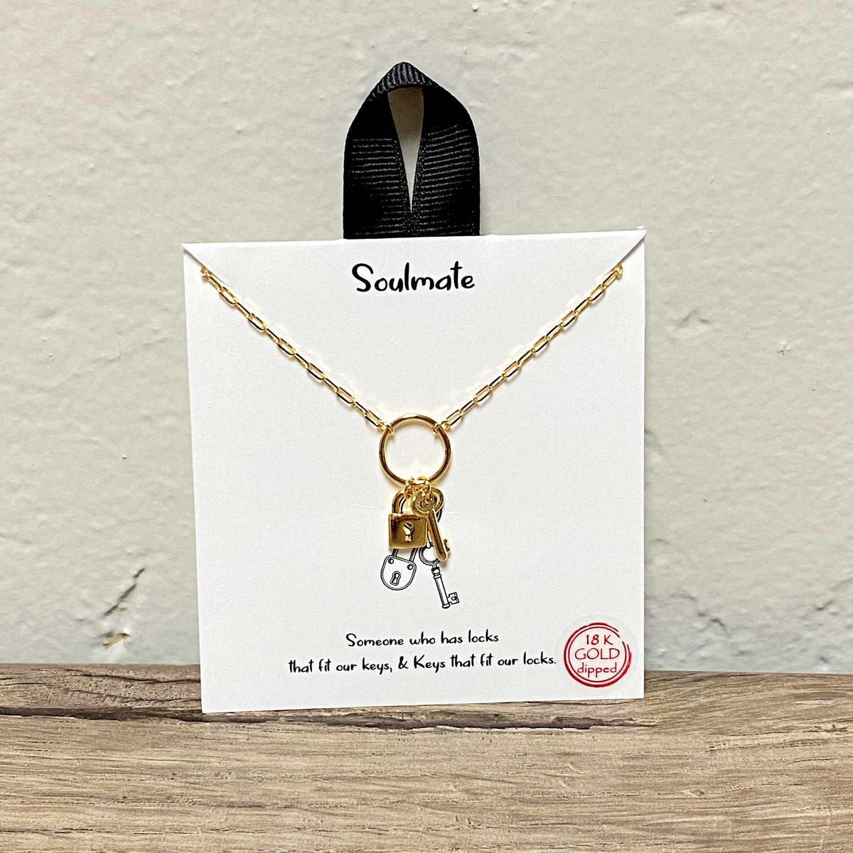 Soulmate | Gold Inspirational Necklace