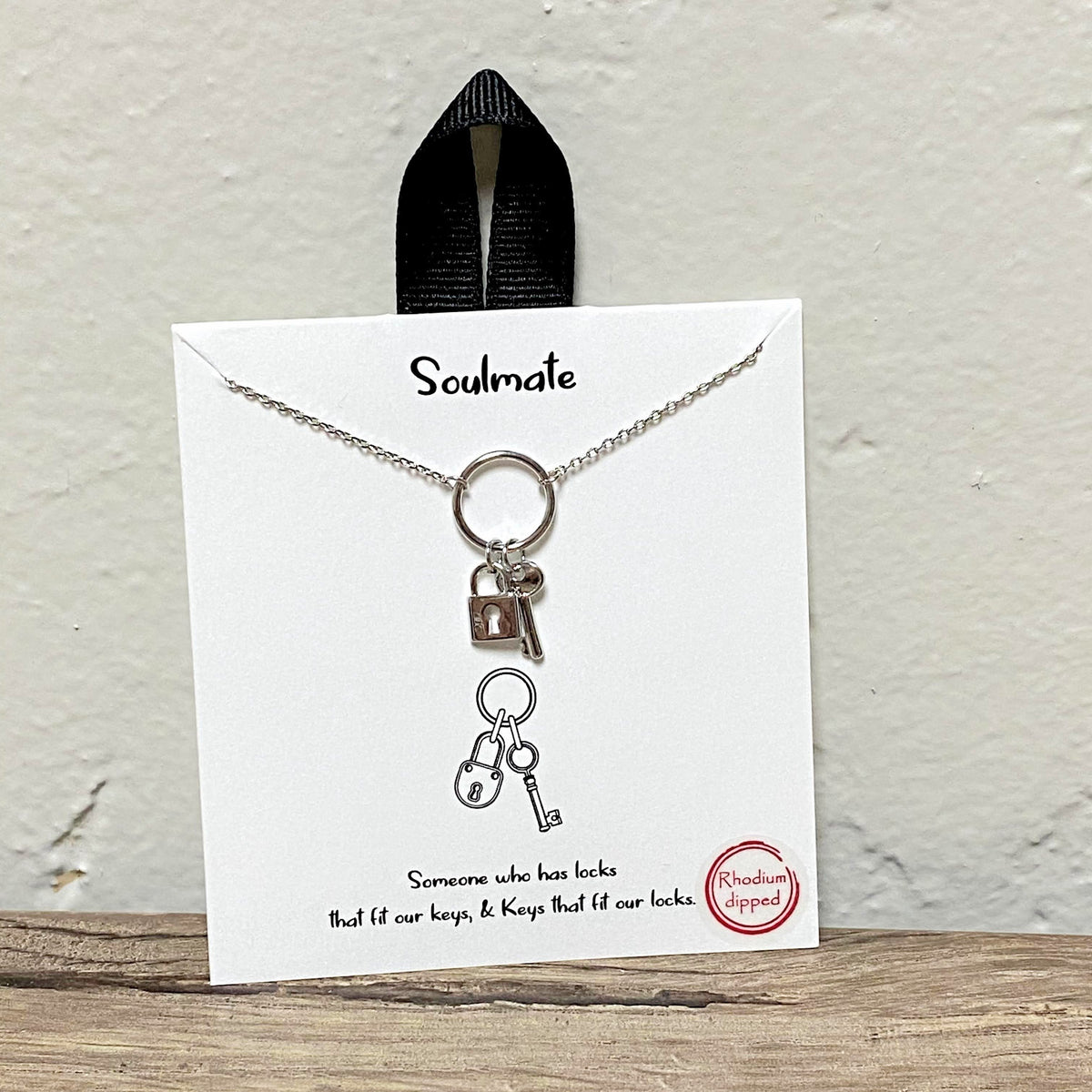 Soulmate | Silver Inspirational Necklace