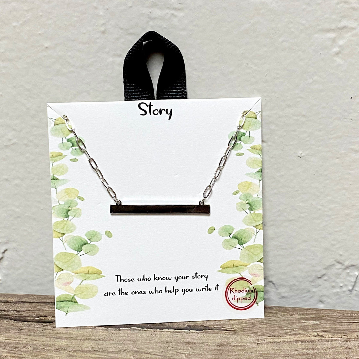 Story | Silver Inspirational Necklace