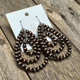 Western Layered Earrings | Copper