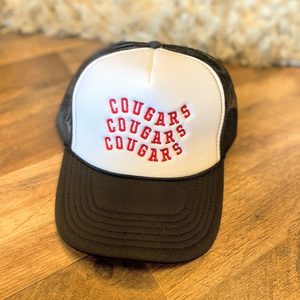 Cougars Cougars Cougars Foam Trucker Cap | Black