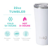 Swig Tumbler 22 oz. | Shimmer White Diamond