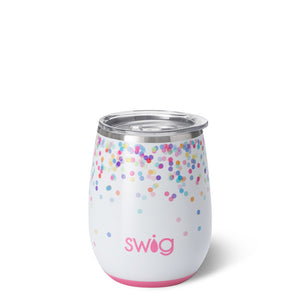Swig Stemless Wine Cup 14 oz. | Confetti