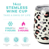 Swig Stemless Wine Cup 14 oz. | Luxy Leopard
