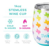 Swig Stemless Wine Cup 14 oz. | Texas