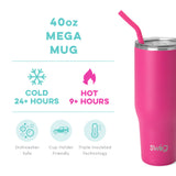 Swig Mega Mug (40oz) | Hot Pink