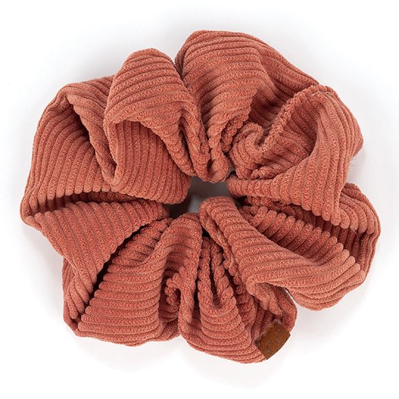 C.C Corduroy Scrunchie | Mauve