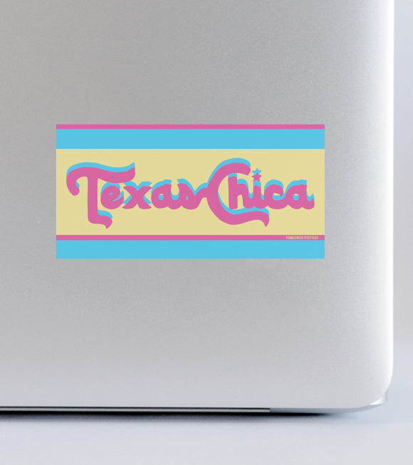 Retro Texas Chica | Sticker