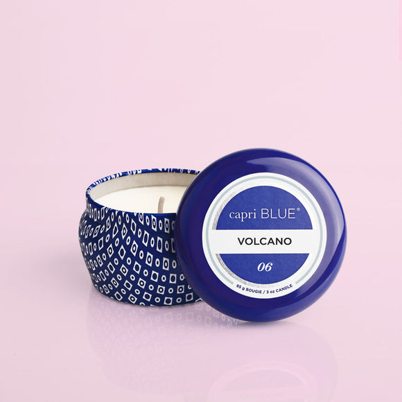 Capri Blue Volcano | Mini Tin Candle Blue