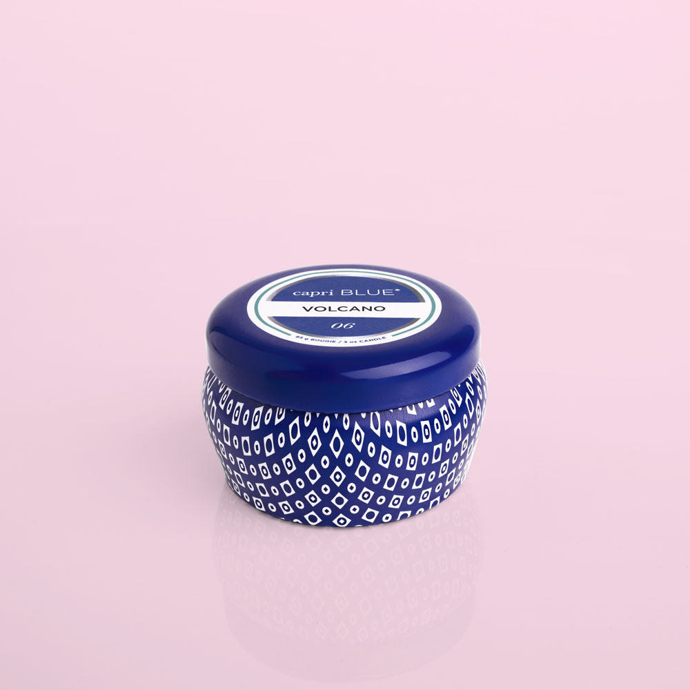 Capri Blue Volcano | Mini Tin Candle Blue