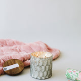 Sweet Grace Candle #035 | 15.7 oz. Textured Grey