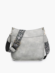 Chloe Vegan Leather Bag | Light Grey