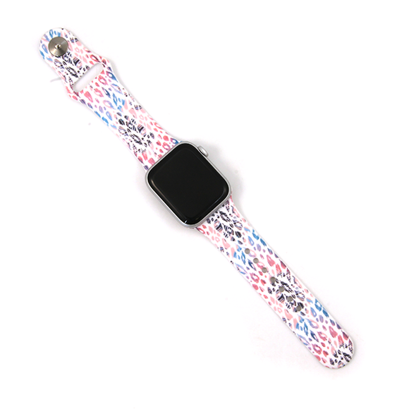 Silicone Watch Band | Multi Leopard